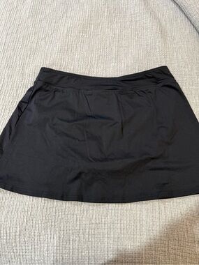Lands' End Black Swim Bottom with Creora Tag